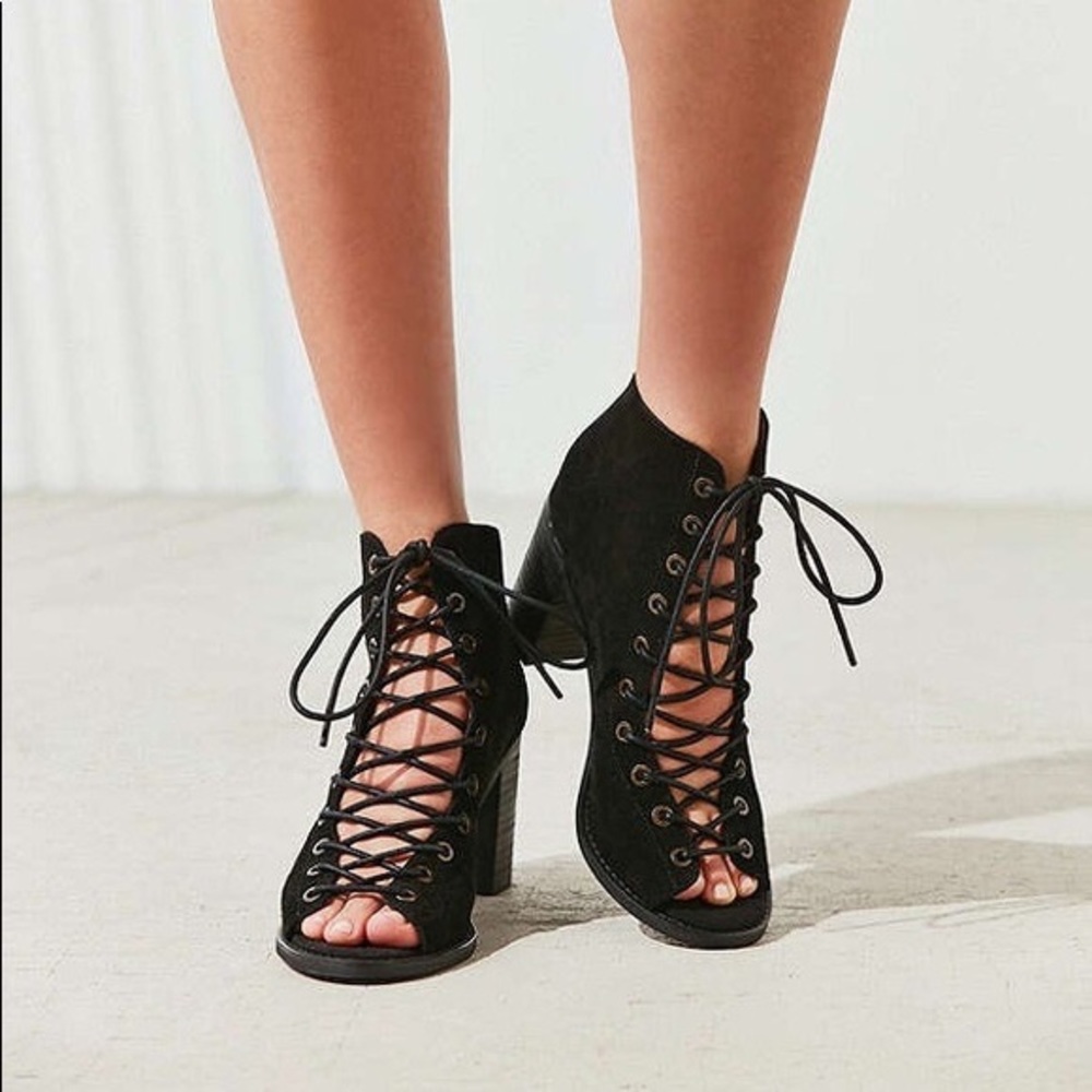 Jeffrey Campbell Cors Lace Up Bootie